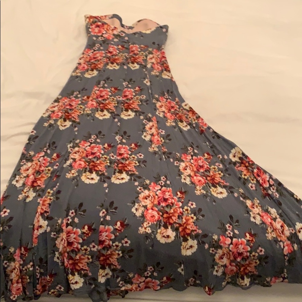 Floral sage maxi dress XS / S - Picture 7 of 7